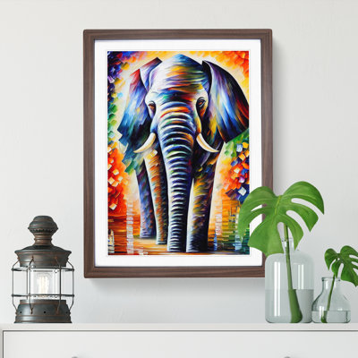 Colourful Elephant No.3 - Wall Art