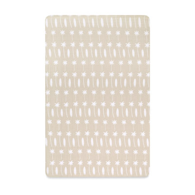 Beach Bum Muslin Mini Crib Sheet