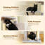 62" Multi-Level Cat Tower With 2 Spacious Condos, Scratching Pad, 4 Cat Scratching Posts, 2 Cat Perches, 2 Pompoms-1443445905