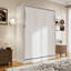 Grand lit rotatif, blanc, avec rangement caché, lit mural multifonctionnel pour petits espaces, rotation à 360 °, pièces blanches en bois et en métal, peu encombrant, look moderne, cadre