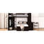 Lit mezzanine avec tailles double et simple. Comprend des tablettes, un bureau et une armoire pour le style. Conception de l'espace. Solide et stable. Lit H 65 po x L 94,8 po, l 78,7 po, armoire autonome. Fabrication solide. Maximize Living-393534821-393534827