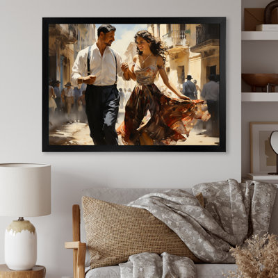 Cuban Dancers Grace - Cuba Landscape Canvas Wall Art