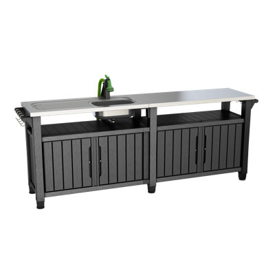 Unity Chef Large BBQ Table with Sink