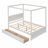 Full Size Canopy Bed With Drawers