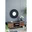 Miroir à thème neutre 31,5 po x 1,2 po x 31,5 po avec cadre en fer doré