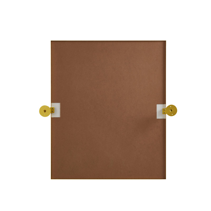 Belfield Metal Wall Mirror, Gold, 24" x 20"