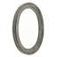 Rund Flat Metal Wall Mirror