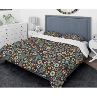 Modern & Contemporary Polyester Abstract Duvet Cover
