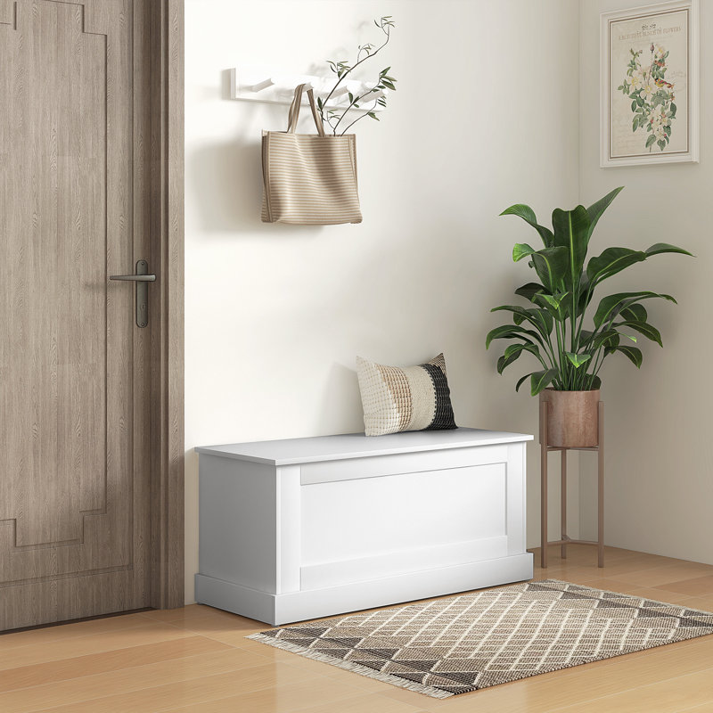Boîte à jouets 39,4 po, Blanc