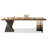 Nut-brown Rectangular Solid Wood Writing desk-312964187