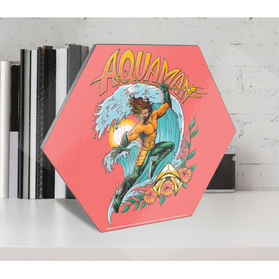 Aquaman 2 (Aquaman) Knexagon Wood Print