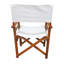 Chaise pliante en bois Chaise pliante 2 pièces / ensemble Populus + toile (couleur: blanc)-266976349