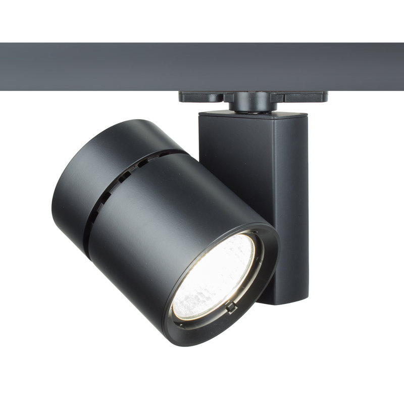 Exterminator II 1-Light 3000k 90CRI Narrow Beam Track Head, Black, Flood, 2700K/85