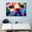 " Cat Multicolored Abstract "-1547111918