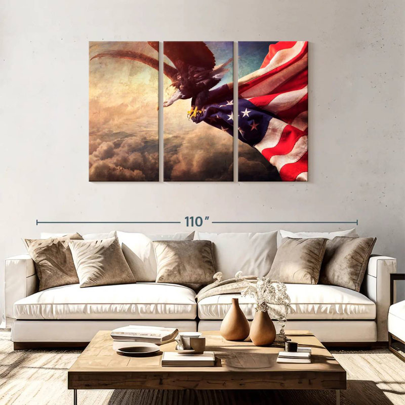 Borges America, 48" H x 74" W