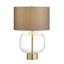 Lampe de table en verre