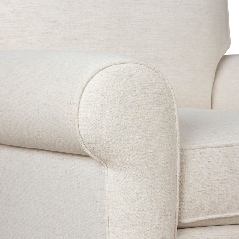 Porter Upholstered Armchair, Nomad Snow Crypton® Chenille
