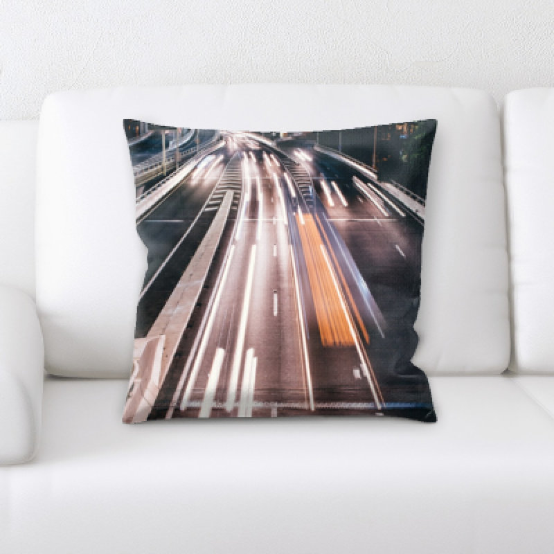 Microsuede Throw Pillow