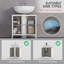 60cm Bathroom Vanity Base Only