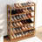 Aniston 18 Pair Solid Wood Shoe Rack
