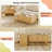 Extendable Coffee Table With Side Table