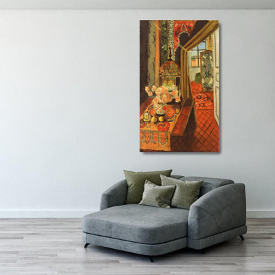 Interior, Flowers and Parakeets, 1924