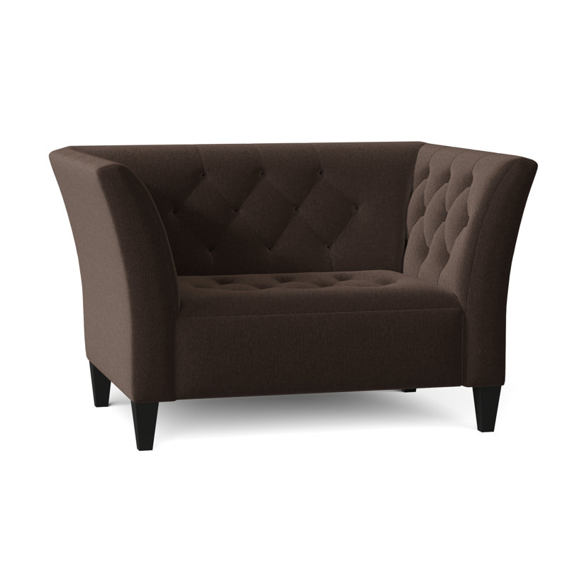 Carruth Upholstered Armchair, Heavenly Java Chenille