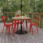 Table de restaurant commerciale intérieure / extérieure en polyester Harewood-582744025-582744026