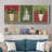 Holiday Greenery- Framed Canvas-110587242