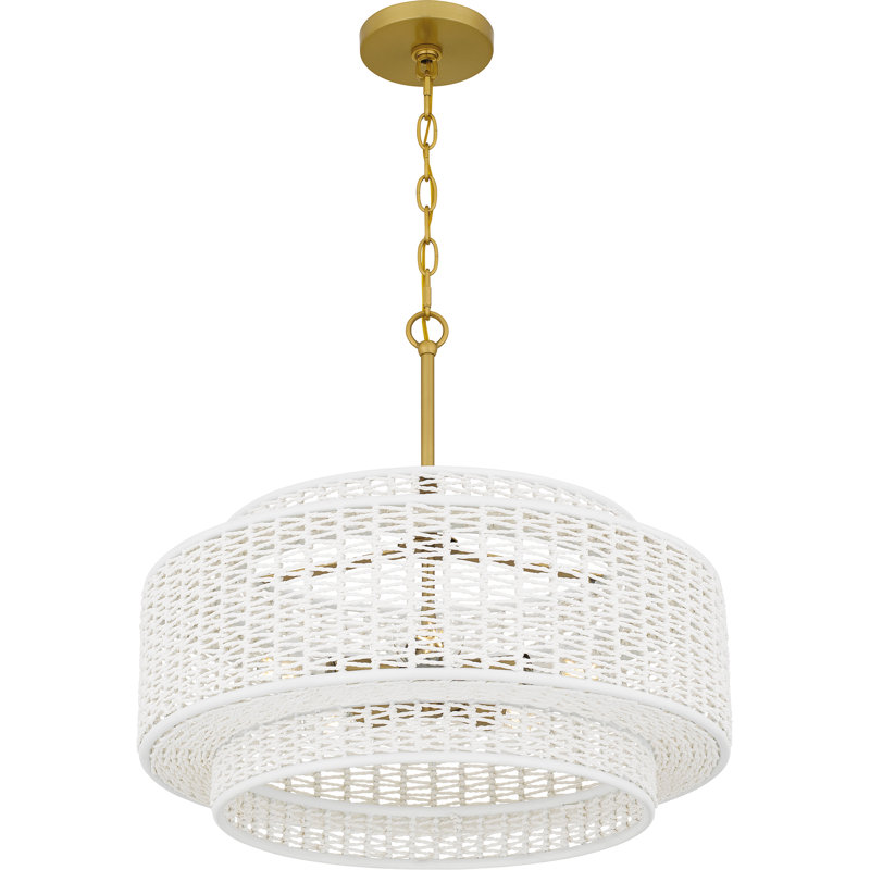 Bani 5-Light Brushed Gold Pendant Light