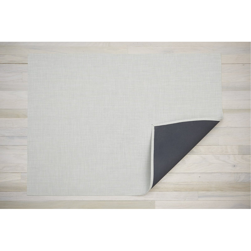 Mini Basketweave Vinyl Indoor / Outdoor Area Rug, Rectangle 183 x 270cm