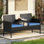 144cm Wide Straight Loveseat