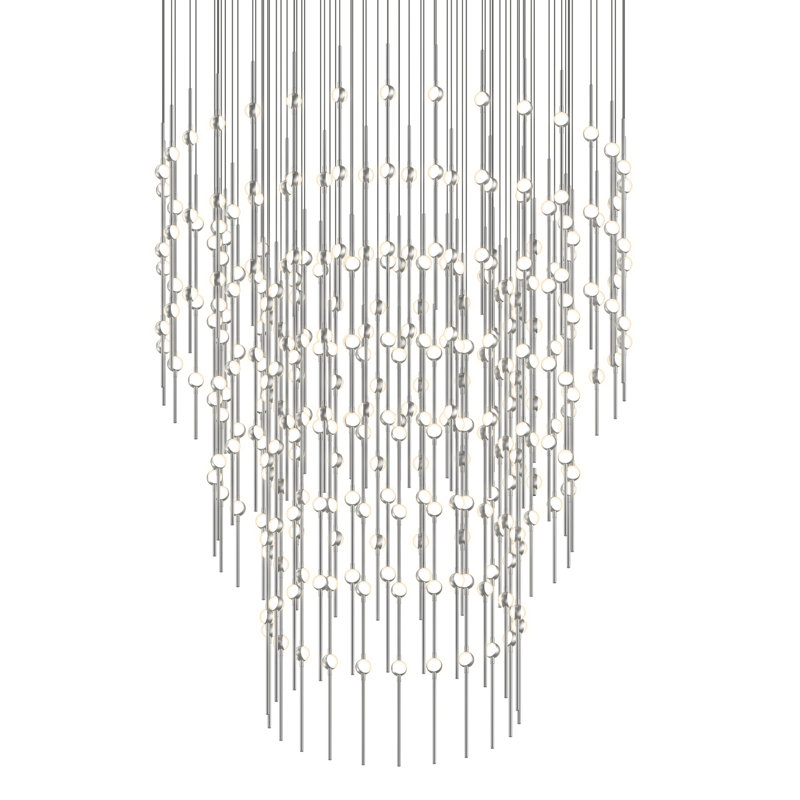 Centaurus 3 - Light LED Chandelier, Satin Nickel, White, 3000K