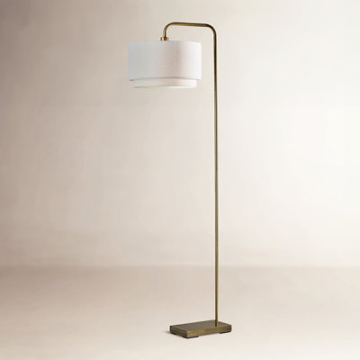 Finley 65'' Polished Arched Floor Lamp