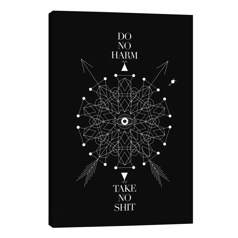 Do No Harm 1 Piece Wrapped Canvas Wall Art, 30.48 cm H x 45.72 cm W