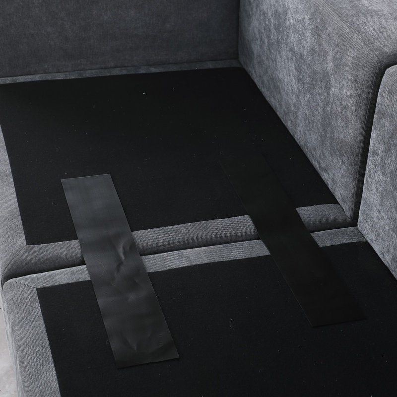 Canapé d'angle modulaire en L avec repose-pieds, canapé 7 places, canapé modulaire personnalisable, chenille, Gris chenille