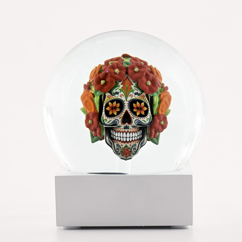 CSG Day Of The Dead Snow Globe