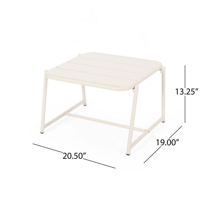 Ensemble de conversation, Blanc mat