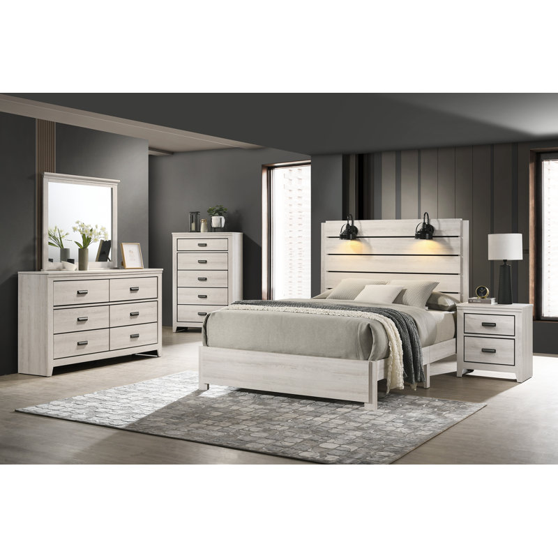 Ensemble de chambre à coucher Eschol Chelsey, Très grand