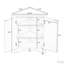 Armoire de rangement triangulaire pour salle de bain avec tablettes réglables, armoire de plancher autoportante pour la maison et la cuisine-834778215
