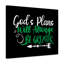 God's Plan - Wrapped Canvas Print-1459086729