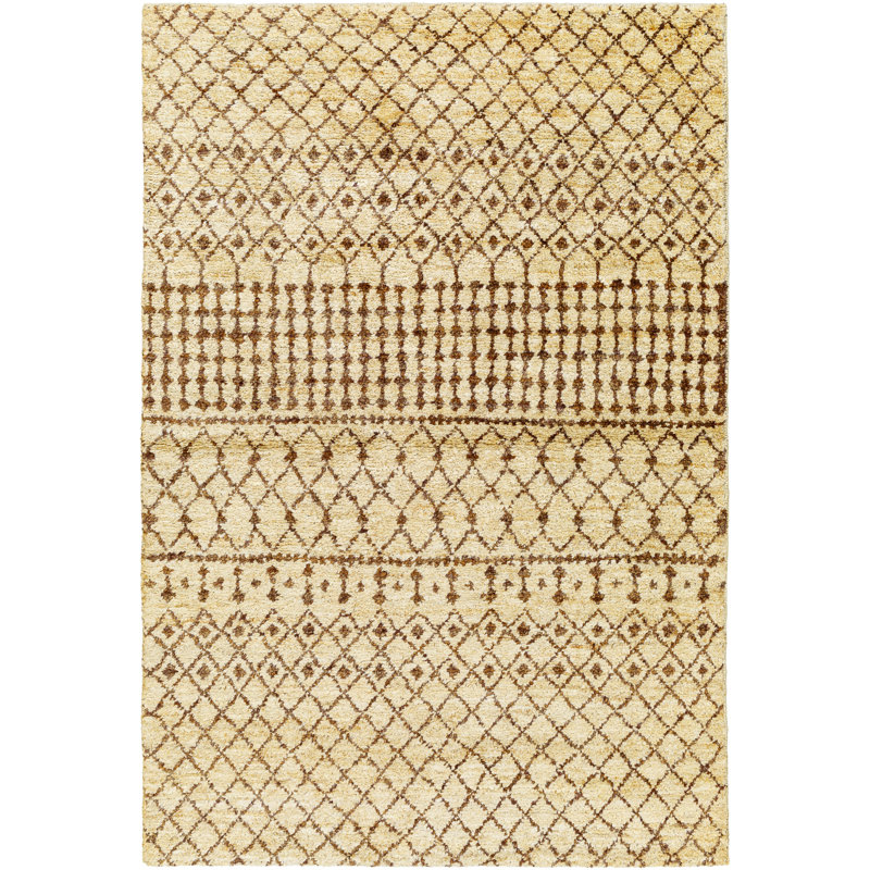 Scarborough Jute / Sisal Moroccan Area Rug, Rectangle 8'10" x 12'