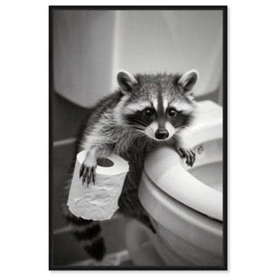 "Helper Raccoon", impression sur toile par Art Remedy