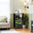 4 Drawer Dresser for Bedroom, Narrow Chest of Drawers, Wooden Top and Study Iron Frame 18"x37.5"-(WxH)