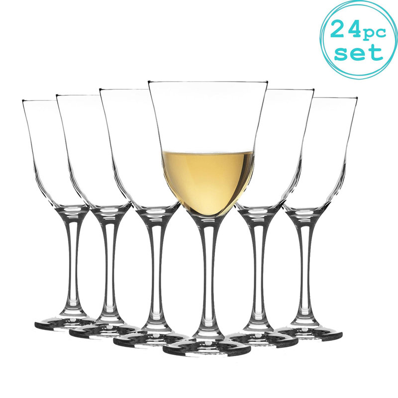 250ml Handmade White Wine Glass, 24