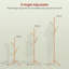Tree-shaped Coat Rack, Free Standing Coat Stand with 13 Hooks, 3 Heights Adjustable, Wooden, for Hallway Dressing Room Bedroom Office, 48x175 cm-1813110044