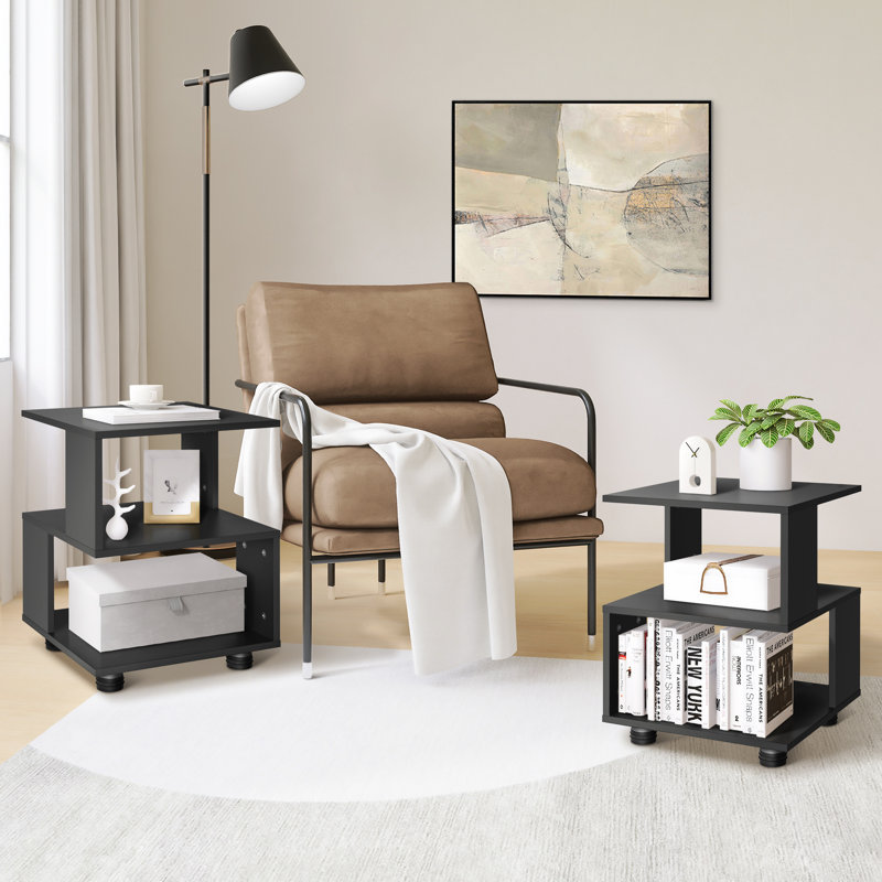 Table de chevet Raelei, Noir