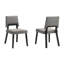 Chaises de salle à manger sans accoudoirs avec dossier rembourré Jeiren-1196975701-1196975700-1160980329