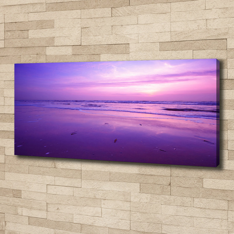 Sunset Sun Sea - Wrapped Canvas Print