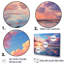 «Neo Impressionism Infusé Sky Reverie I», ensemble d'art sur toile Sky-107745188-107745180